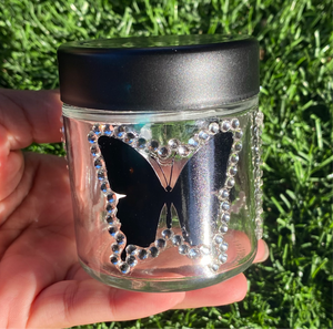 Butterfly Stash Jar