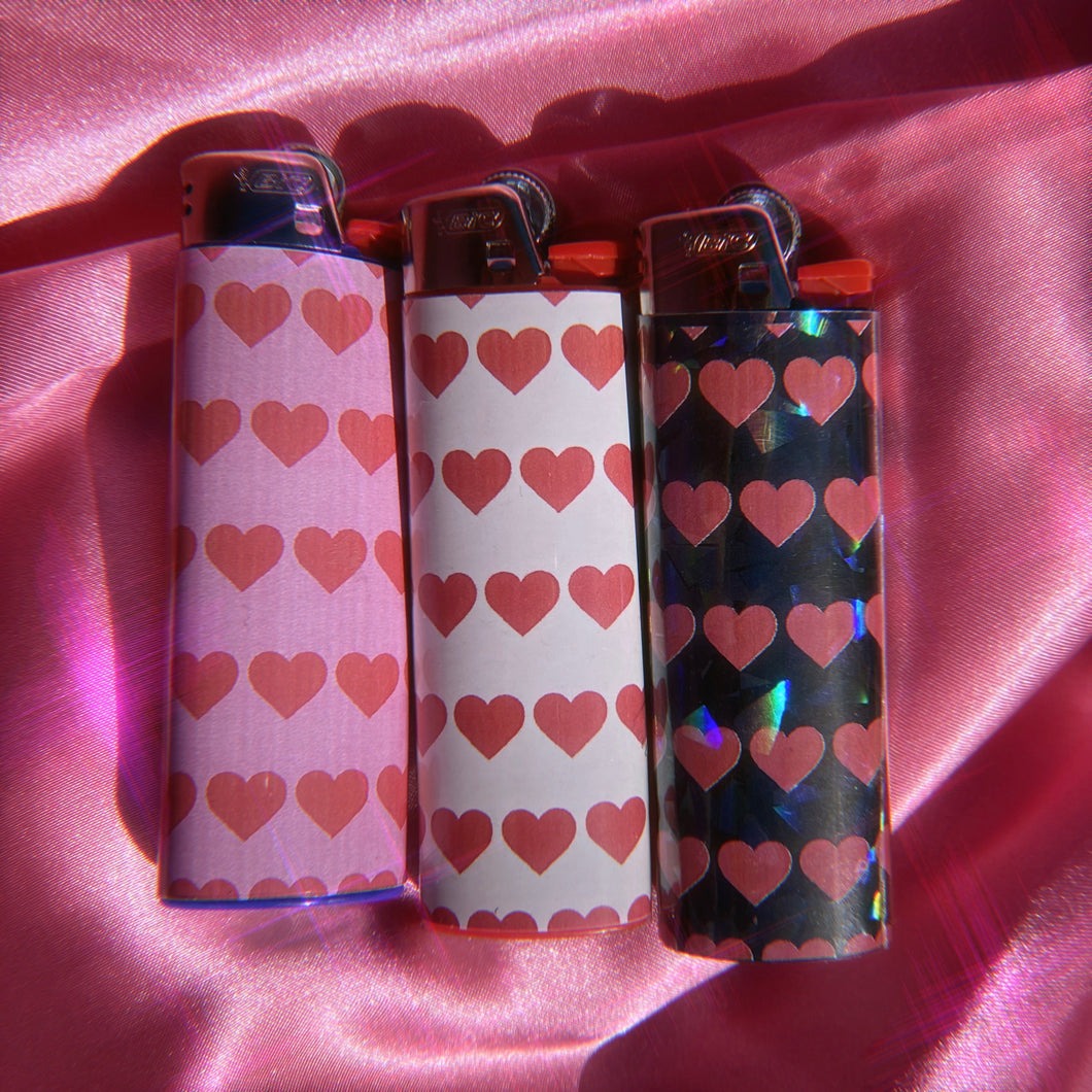 Row of Hearts Lighter